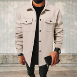 Miesten Oversize-paita ja takki puuvillasta, monipuolinen ja rennon tyylikäs