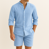 Rentouttava miesten linensäätäsetti