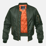 Miesten bomber-takki piloti-tyylinen – lämmin ja tyylikäs