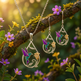 Upeat Colibri-korvakorut, ilmainen kaulakoru mukana | Rajoitettu tarjous