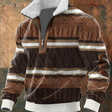 Günter | Korkealaatuinen neulepaita vuoritetulla pystykauluksella