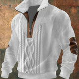 Jaro | Vetoketjullinen villapaita, jossa on korkea, turkiksella koristeltu kaulus