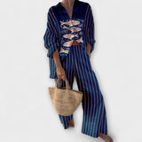 Zairine - Sininen koi-kuviollinen setti