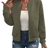 Dora – Rakenneellinen bomber-takki vetoketjulla