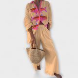 Evalisse – fleece haalari kalaprintillä