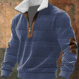 Georg | Korkealaatuinen neulepaita vuoritetulla pystykauluksella