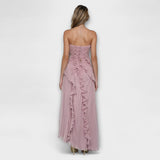 Elisia - Tyylikäs Äärimmäisen Hihaton Pitkä Mekko