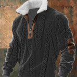 Emil | Laadukas neule vuoritetulla pystykauluksella