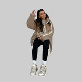 Charlotte - Teddy-vuorattu takki