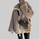 Charlotte - Teddy-vuorattu takki