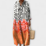 Alden - Elegantti geometrinen mekko