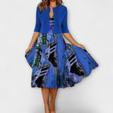 Miesten midi blazerkjakkupuku