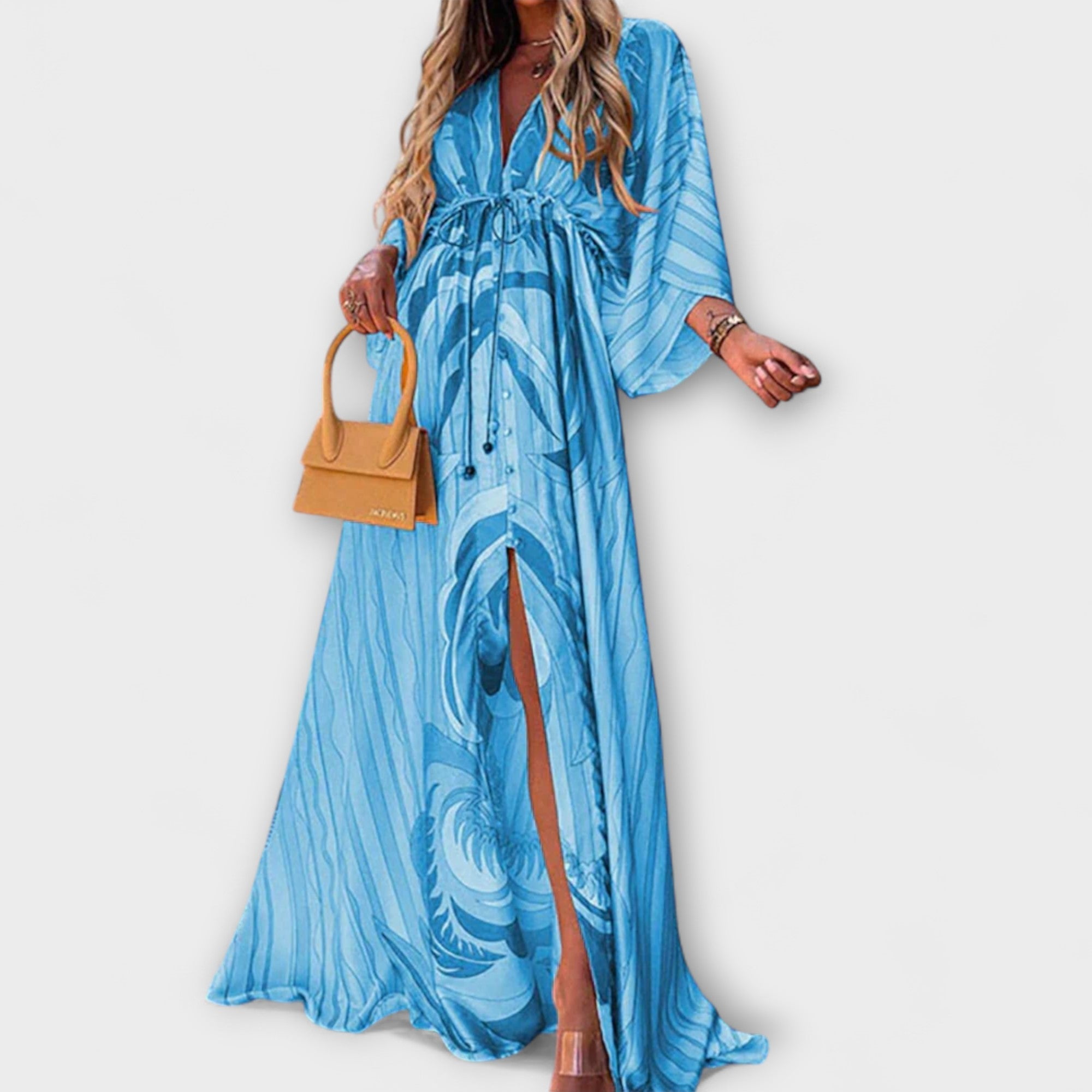 Isla - Elegantti värikäs mekko