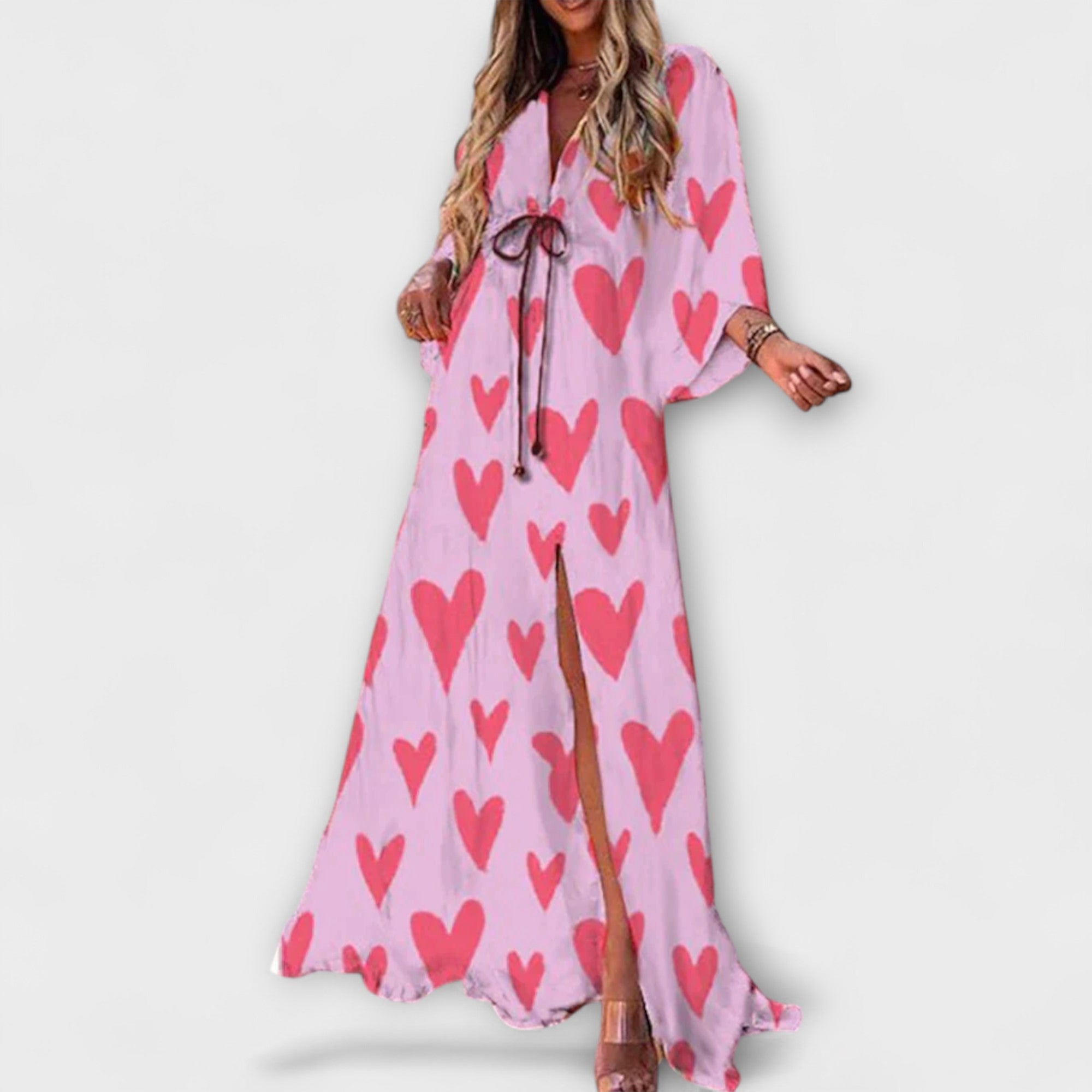 Isla - Elegantti värikäs mekko