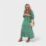 Chic Geometrinen Maxi Mekko