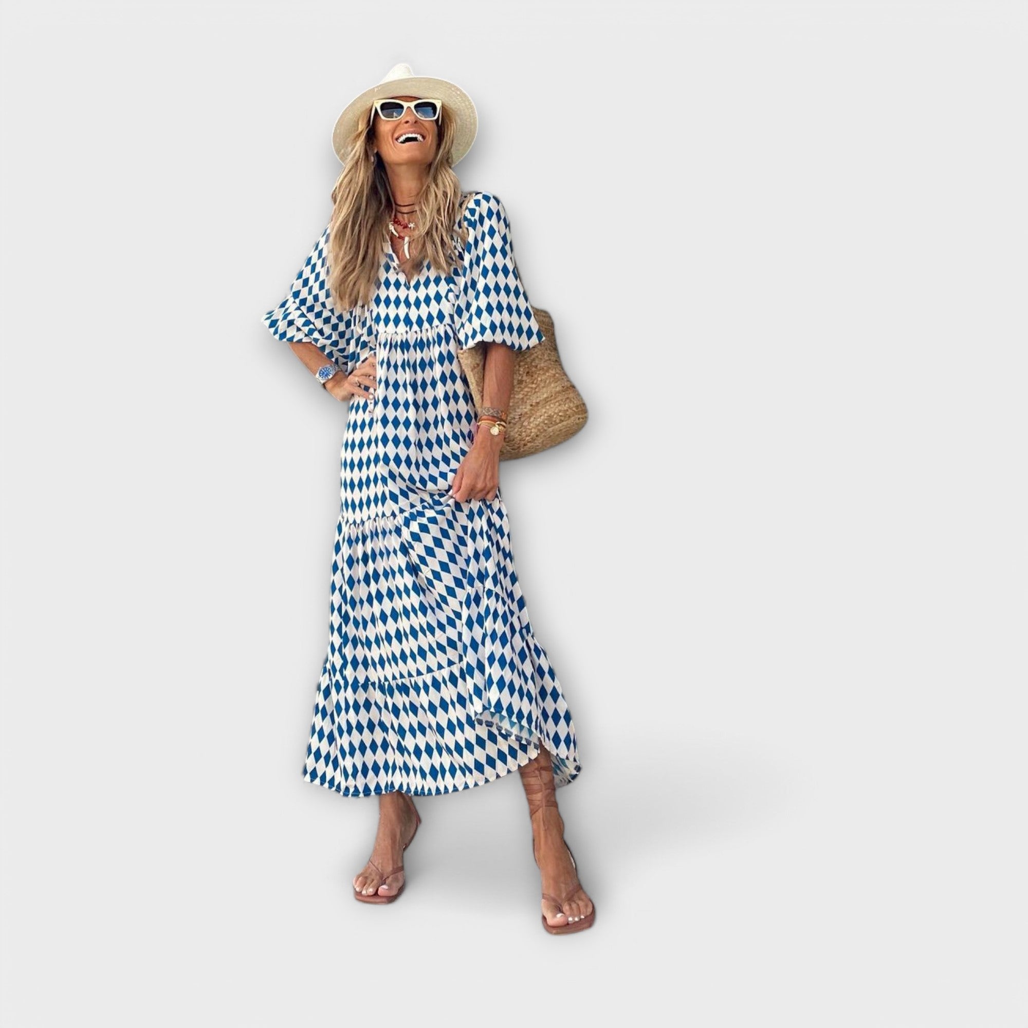 Chic Geometrinen Maxi Mekko