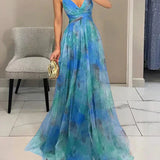 Madeline | Pitkä kukkakuvioinen mekko rennon tyylikkyyden saavuttamiseksi