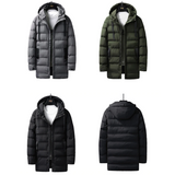 Miesten talvitakki pitkä - lämmin ja tuulenpitävä ulkoiluun