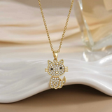 Onnenkissojen korvakorut, mukana ilmainen kaulakoru | Rajoitettu tarjous