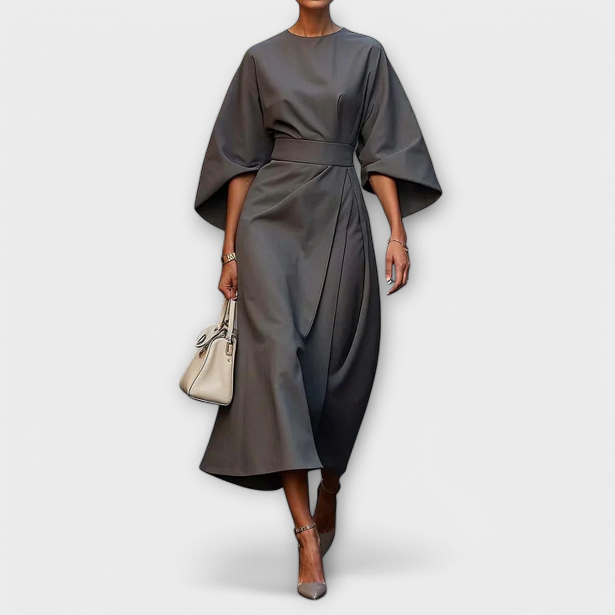 Sonia - Tyylikäs mekko in kanssa hiha