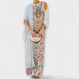 Selviane - Maxi-mekko yhdistetyllä neuletakilla