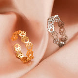 PatteD’Amour™ | Säädettävä teräksinen sormus