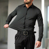 Tyylikäs, vartalonmyötäinen miesten paita