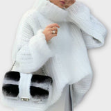 Paulina - Pehmeä pitkähihtainen huppari naisille