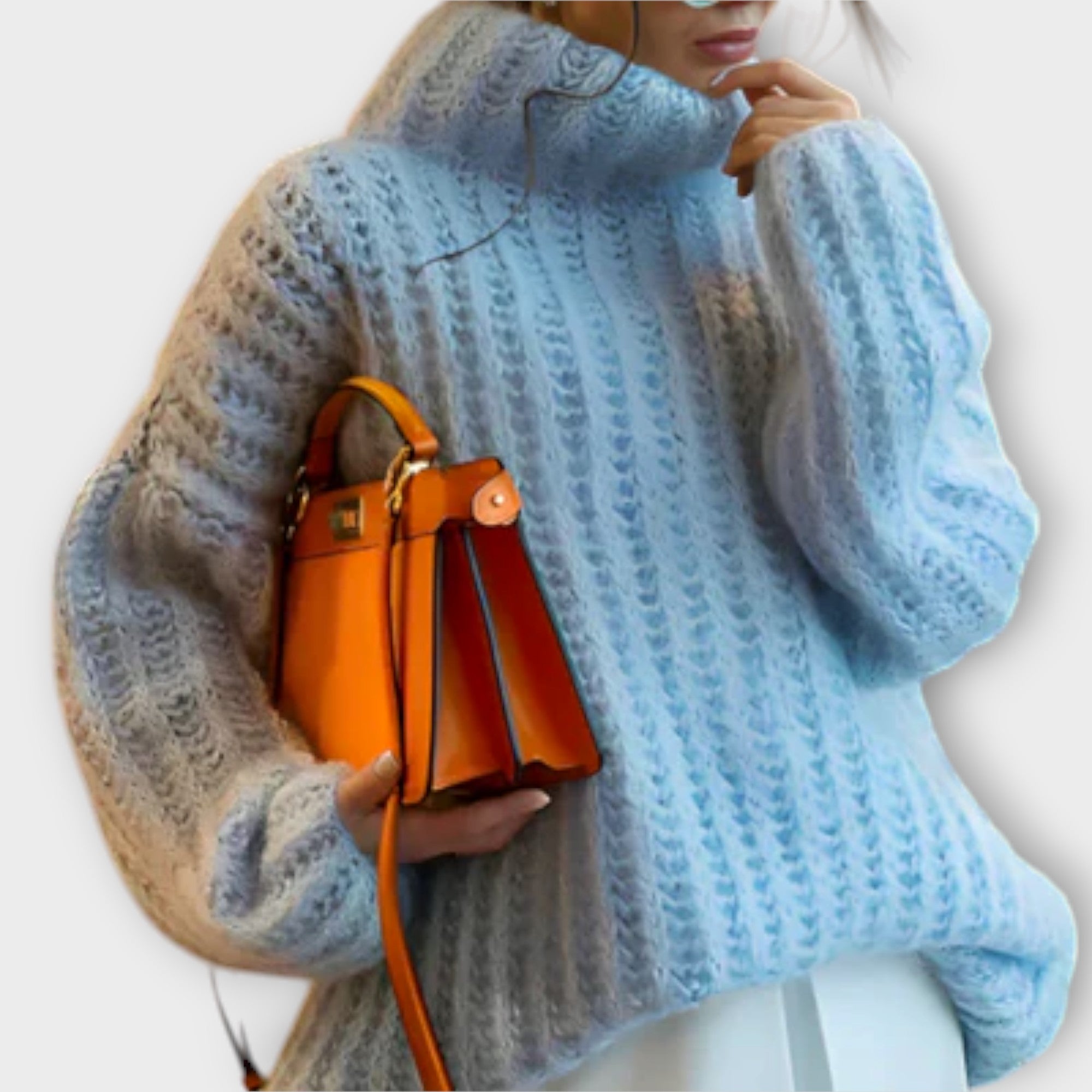 Paulina - Pehmeä pitkähihtainen huppari naisille