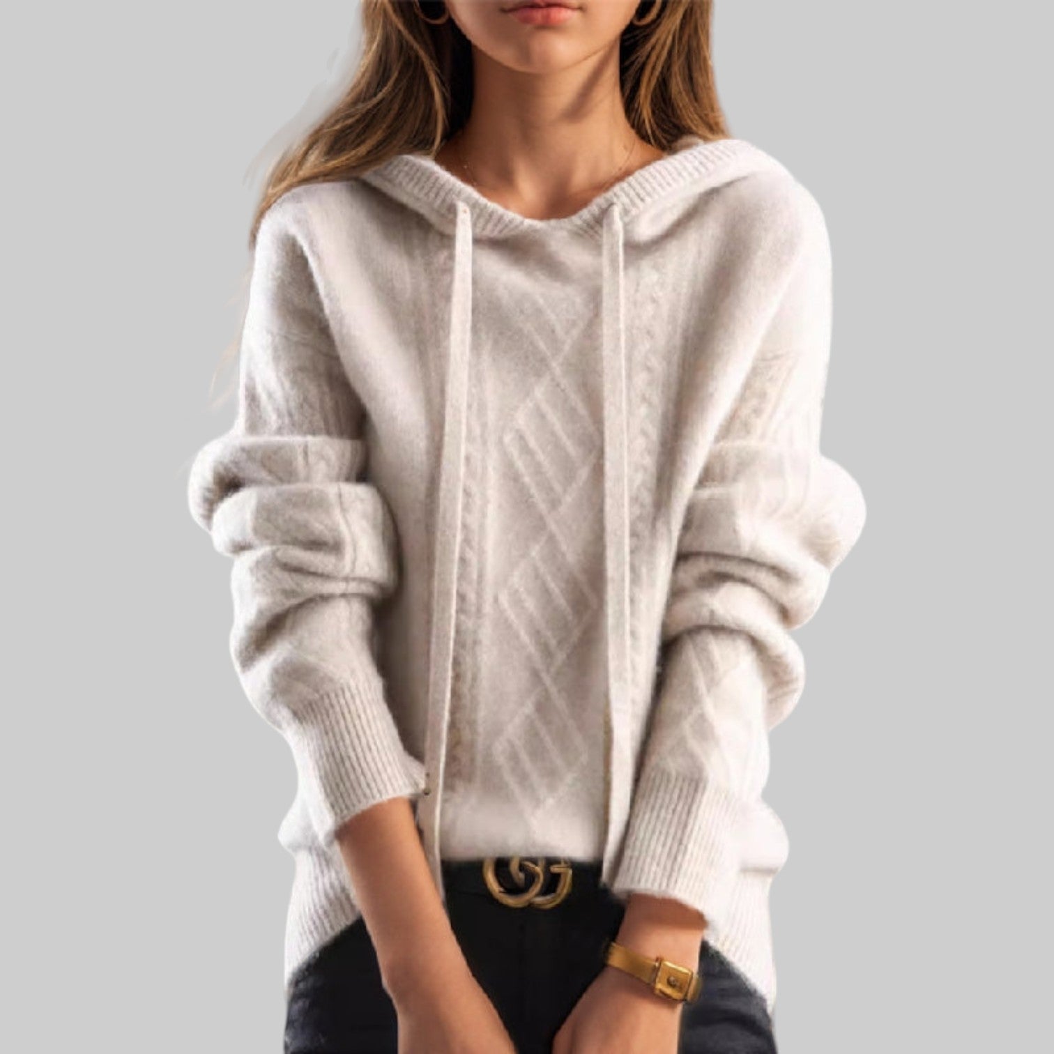 Christin - Uudelleenlämpöinen huppari hupulla