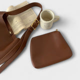 Lora | Tyylikäs nahkainen olkalaukku