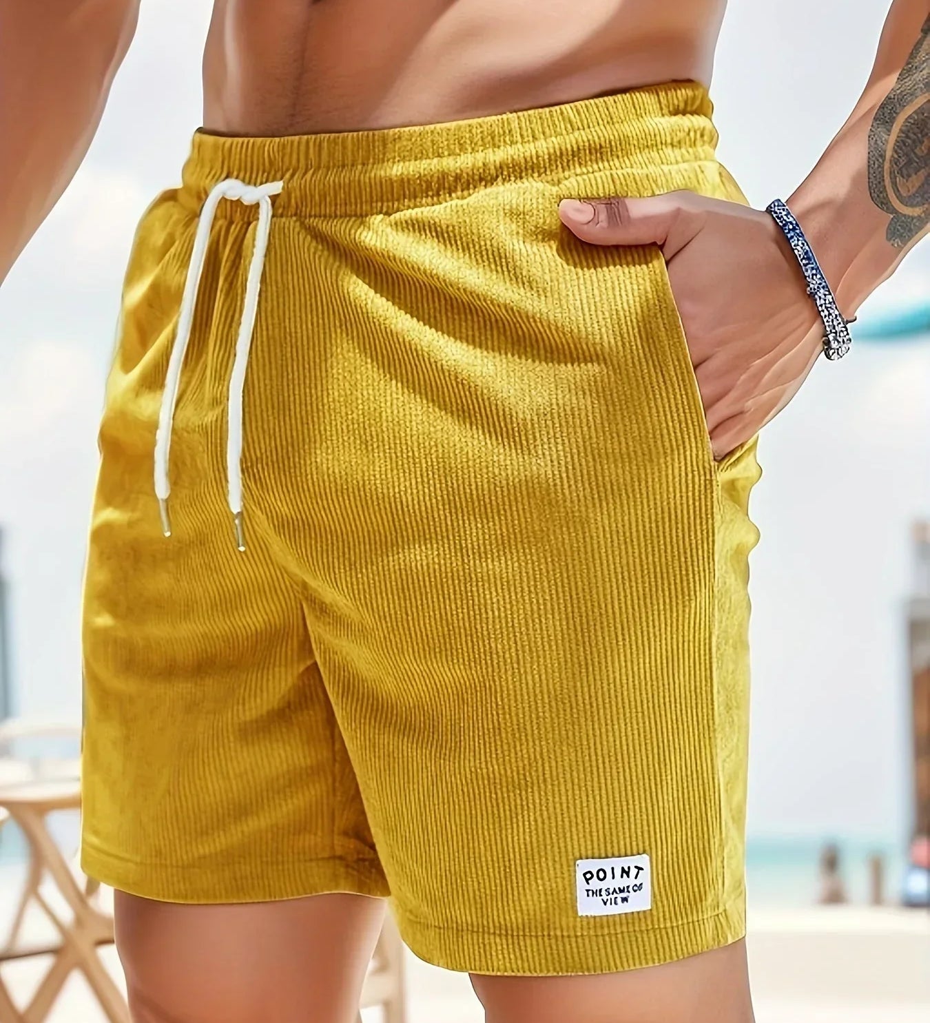 Davide | Miesten raidalliset shortsit