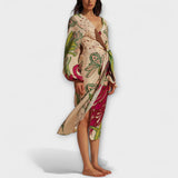 Tracey - Solmukarituuletunika Maxivalkoinen