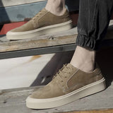 Valenti | Sandalimuovinen mokkanahkainen korkokengät - Tyylikkäät bisnes sneakerit