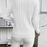 Quinisha – Neulepusero, jossa on palmikkokuvio