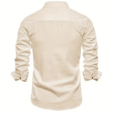 Callum | Miehen pellavapaidan nappilistan kanssa