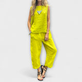 Jennifer - Rennompi puuvilla-linenskaapisto