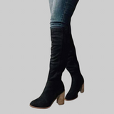 Alexane | Pitkät mokkanahkaiset saappaat Alexane