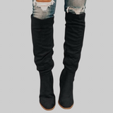 Alexane | Pitkät mokkanahkaiset saappaat Alexane