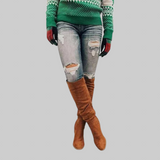 Alexane | Pitkät mokkanahkaiset saappaat Alexane