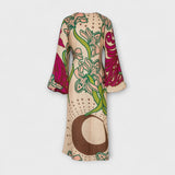 Tracey - Solmukarituuletunika Maxivalkoinen