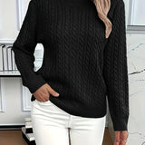 Quinisha – Neulepusero, jossa on palmikkokuvio