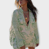 Liv - silkkinauhainen paita ja shortsit -setti