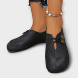 Noira - Nappanahkaiset pistosandaalit