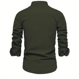 Callum | Miehen pellavapaidan nappilistan kanssa