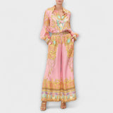 Sage - Havfrue verkkovaatteet setti rentoon paitaan ja elastisiin vyötäröisiin housuihin