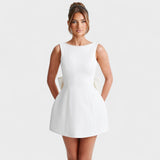 Carrie | Minihame hopeasäikeisellä nauhalla