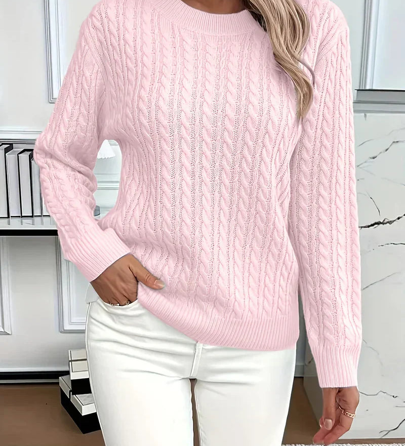 Quinisha – Neulepusero, jossa on palmikkokuvio