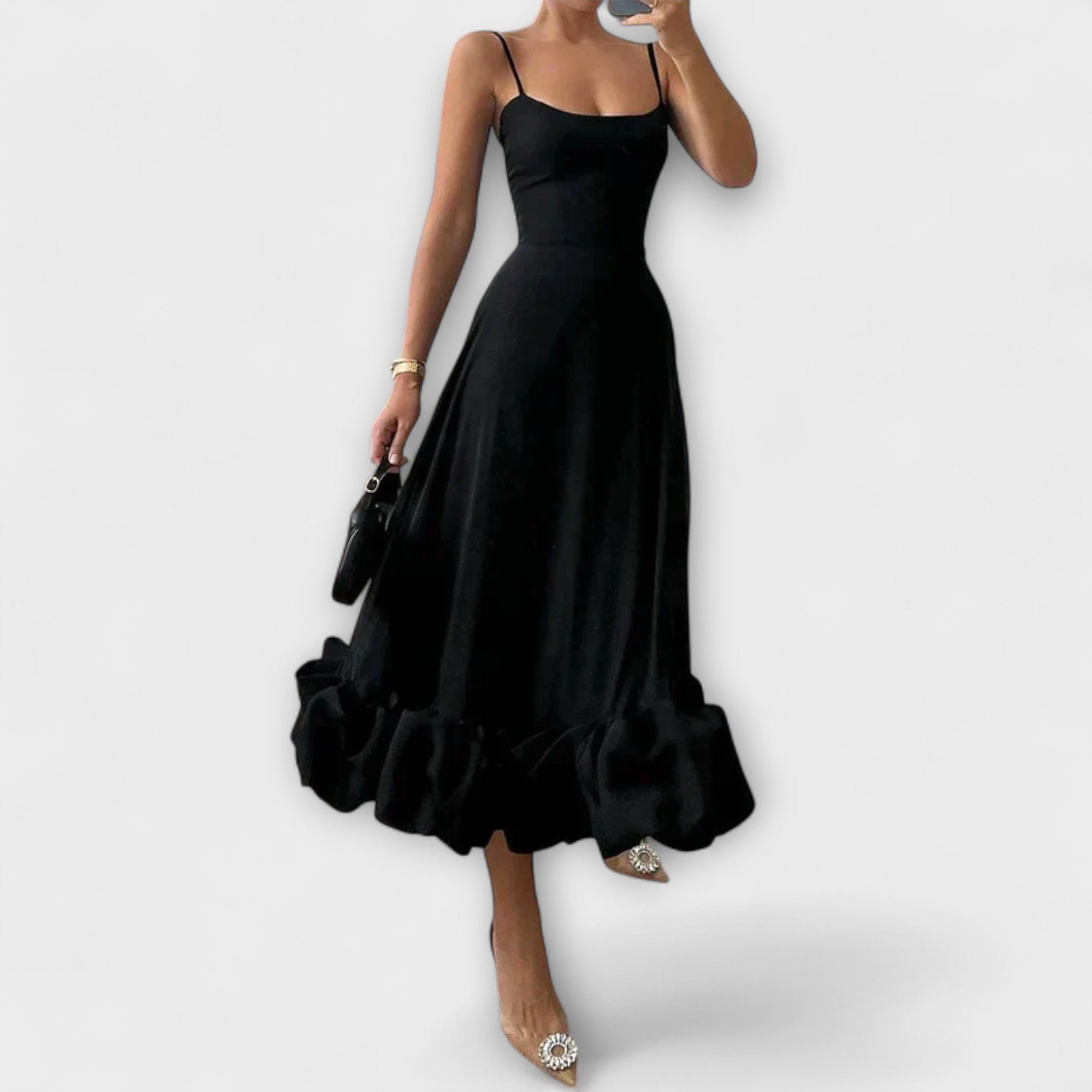 Lily - Tyylikäs midi mekko juhliin