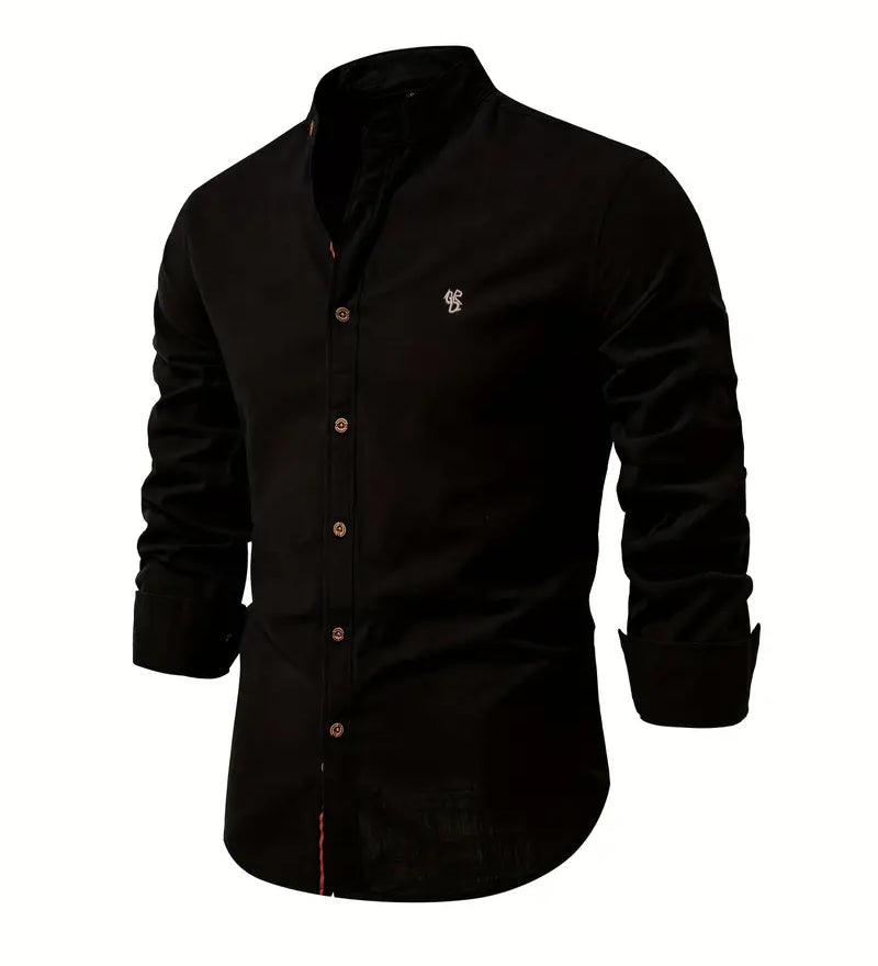 Callum | Miehen pellavapaidan nappilistan kanssa